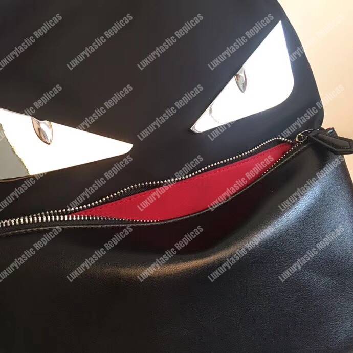 F**di black nylon backpack