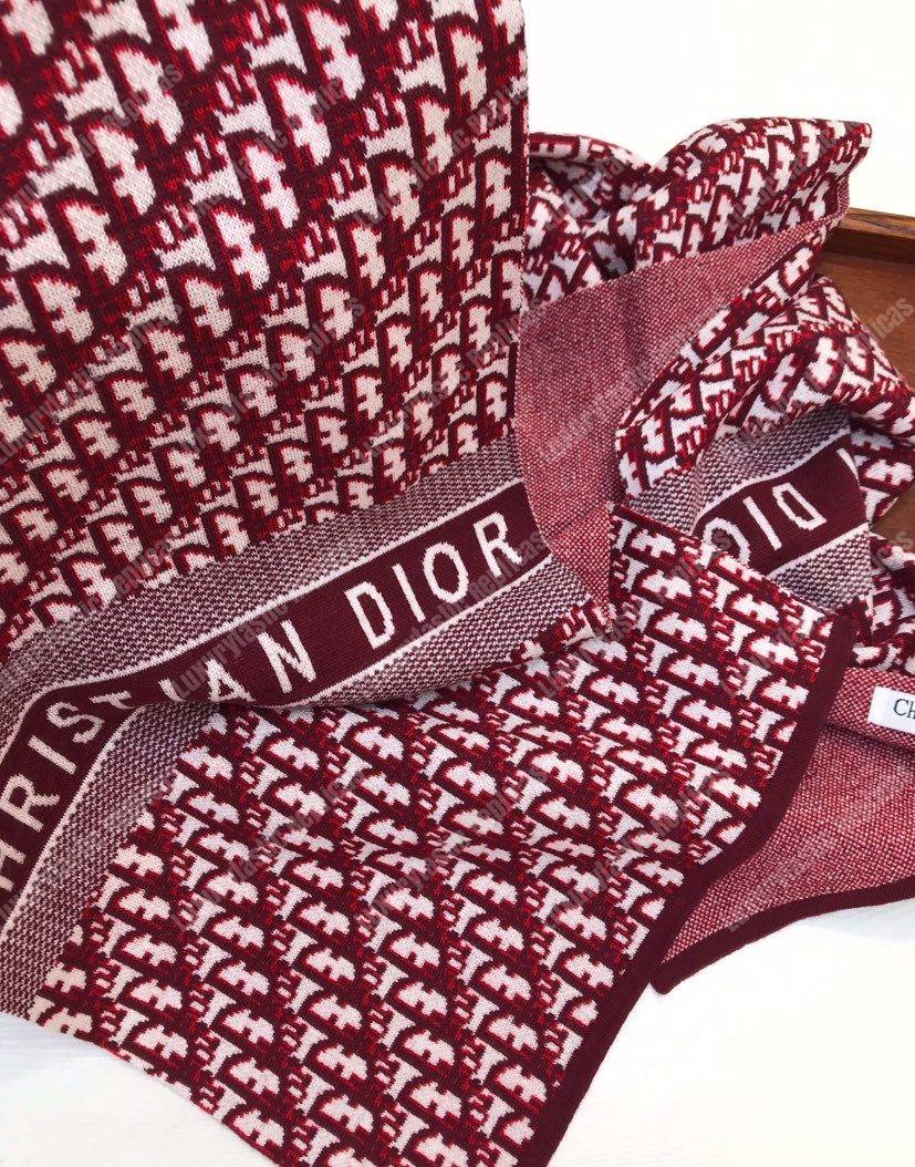 CD Burgundy Oblique Stole