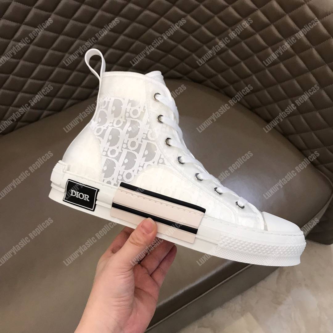 D*or “b23” high-top graded D*or oblique sneaker
