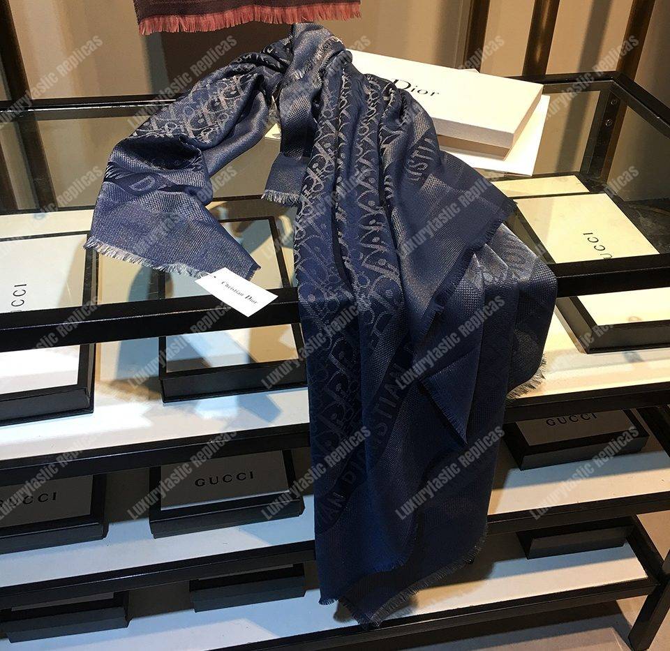 CD Oblique 140 Stole Blue