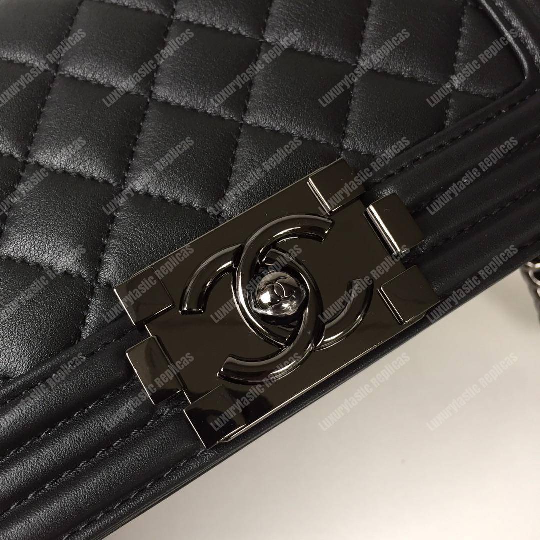 small boy Ch*el handbag black