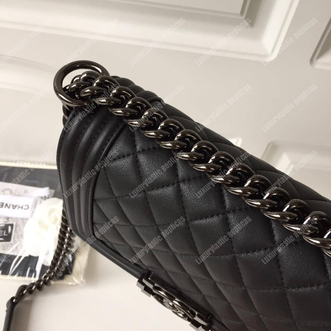 small boy Ch*el handbag black