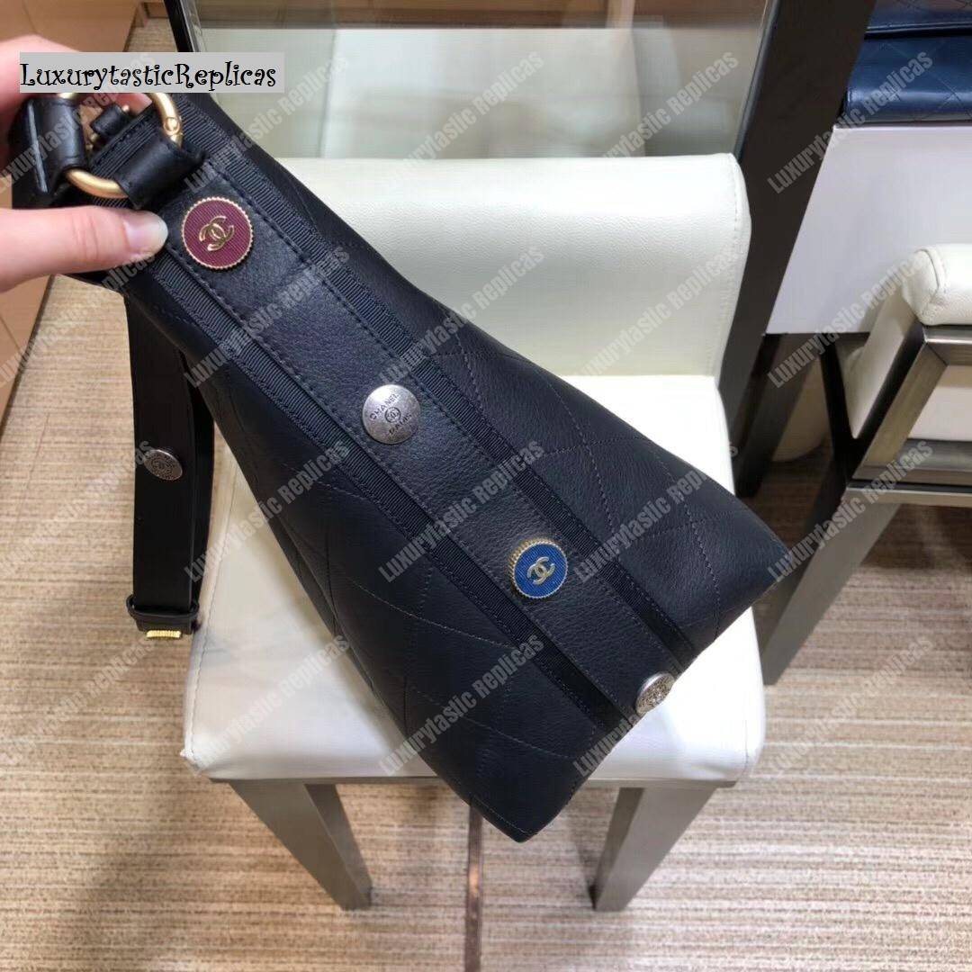 Ch*el hobo handbag black