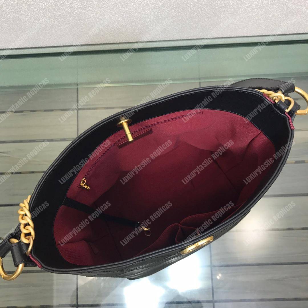 Ch*el hobo handbag black