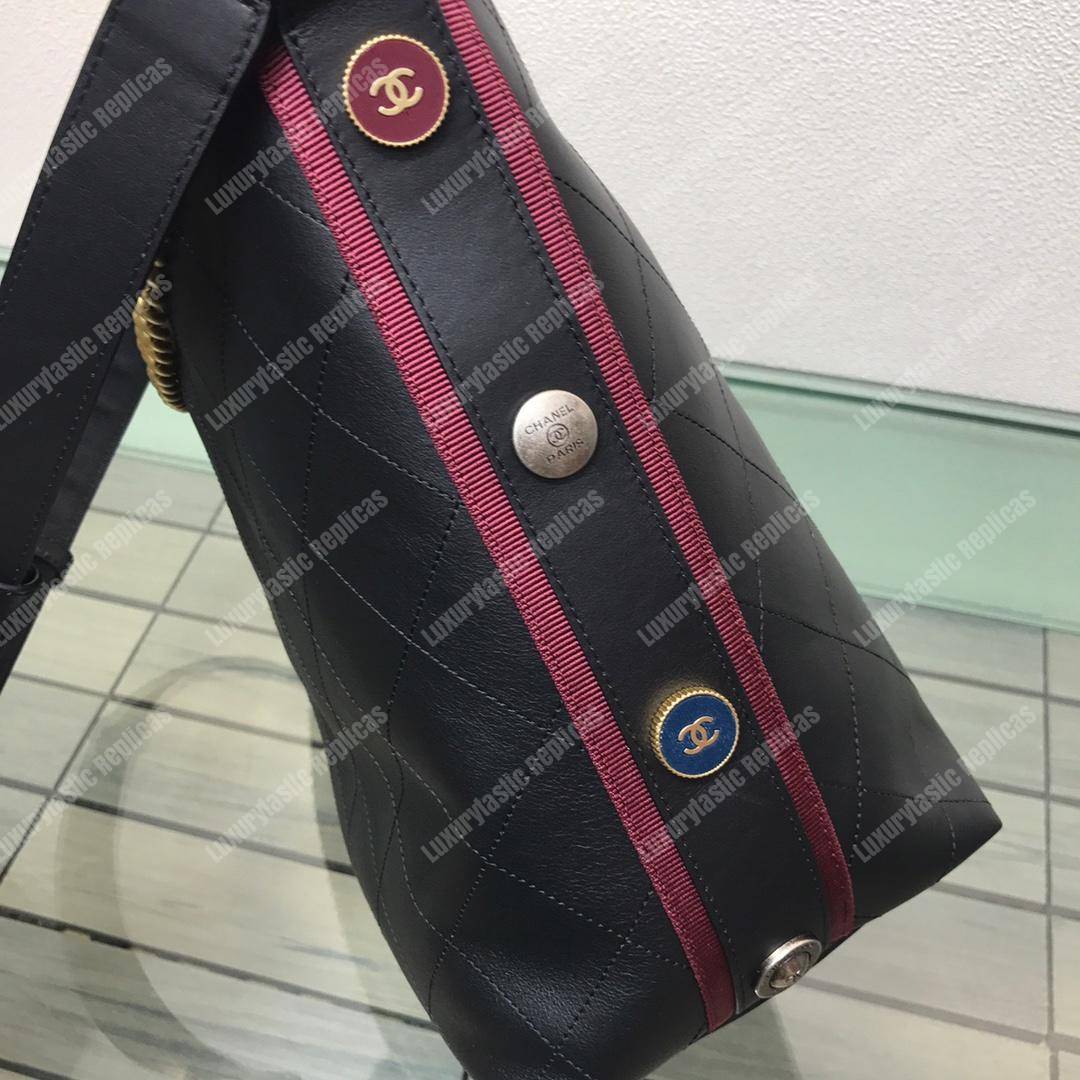 Ch*el hobo handbag black