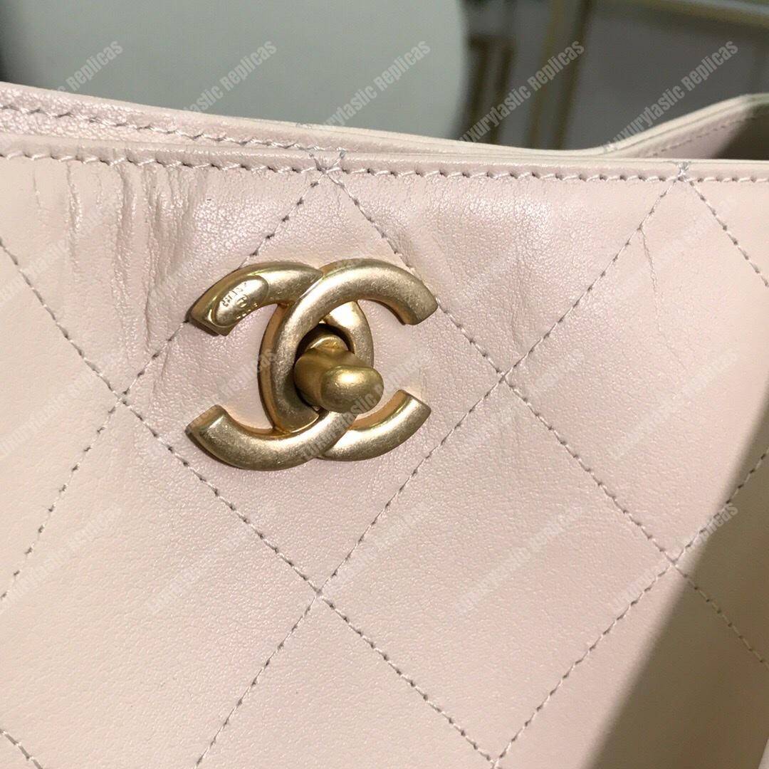 Ch*el hobo handbag white