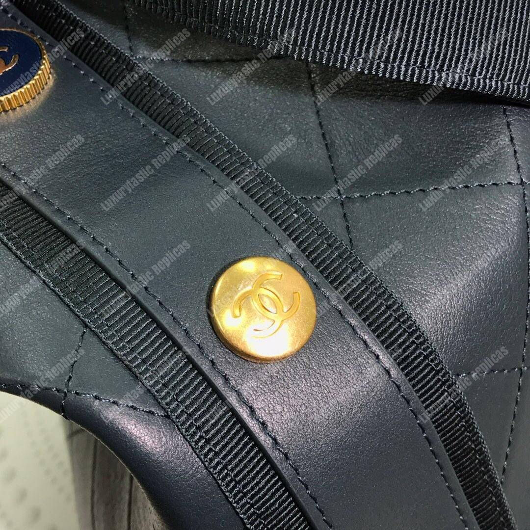 Ch*el hobo handbag blue