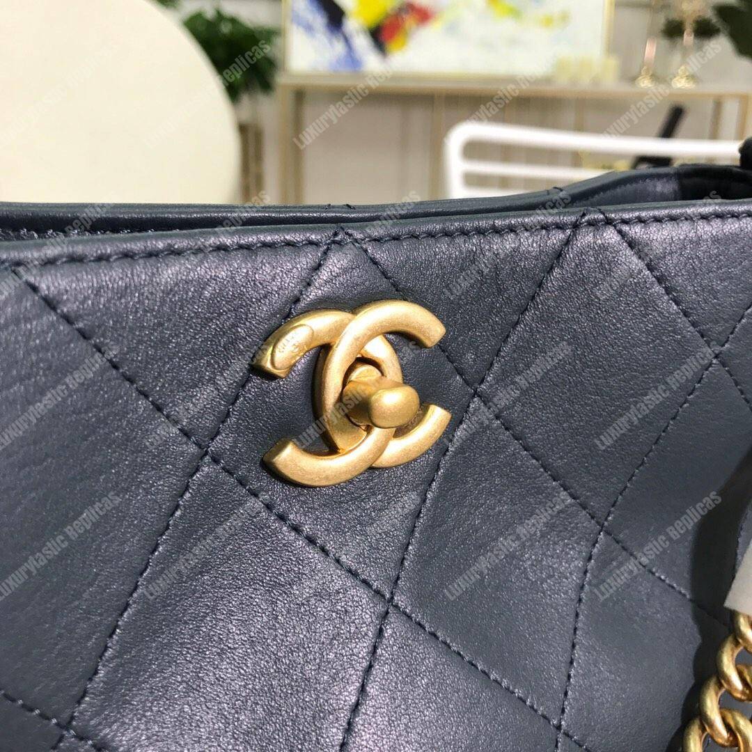 Ch*el hobo handbag blue