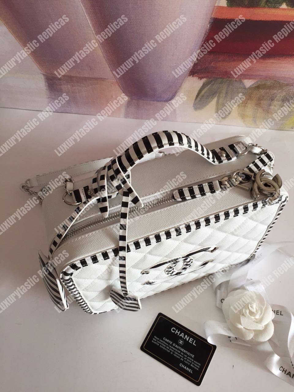 Ch*el large vanity case white