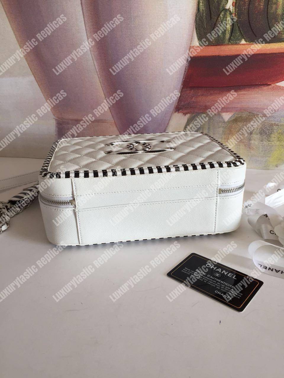 Ch*el large vanity case white