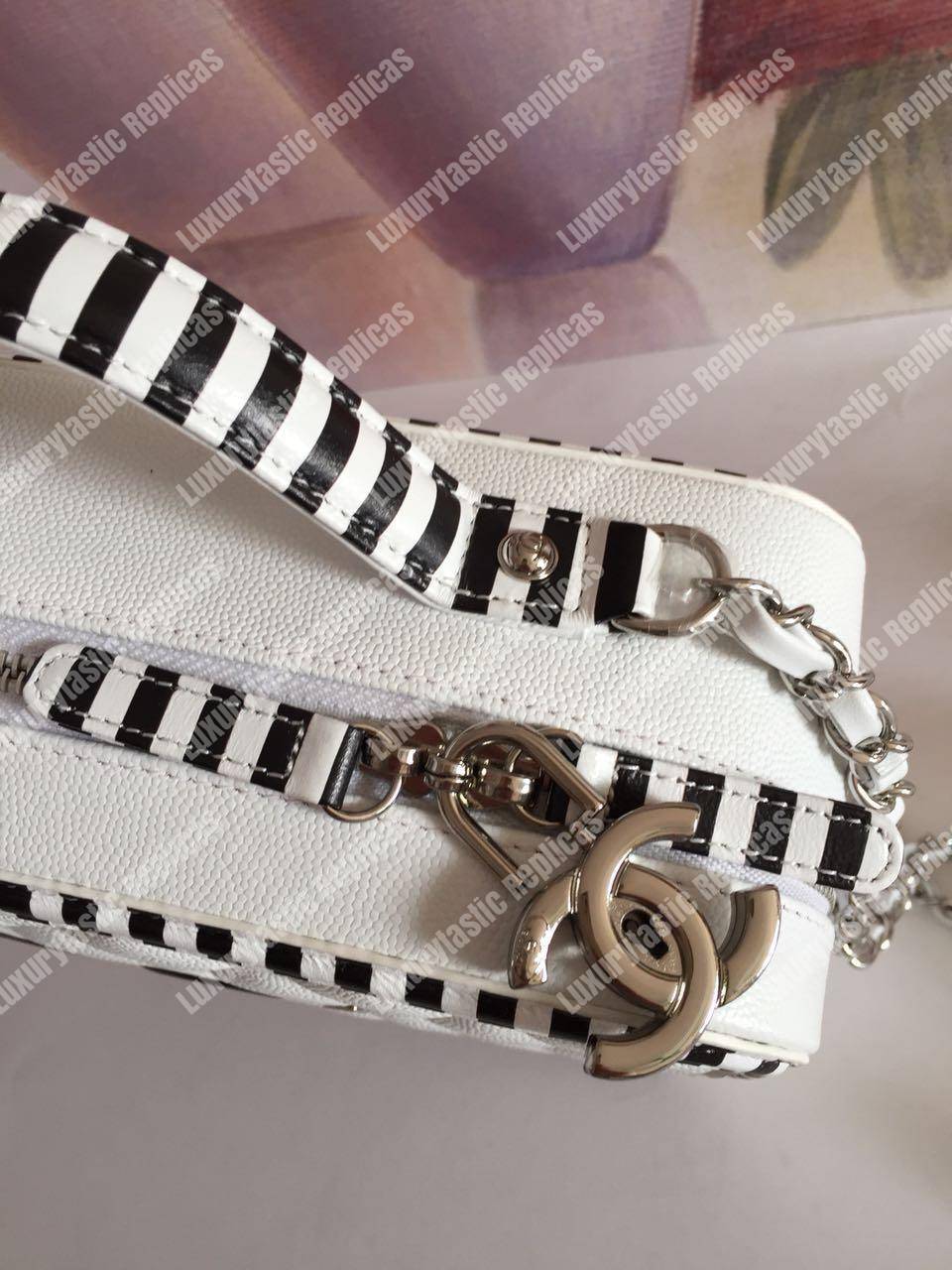 Ch*el large vanity case white