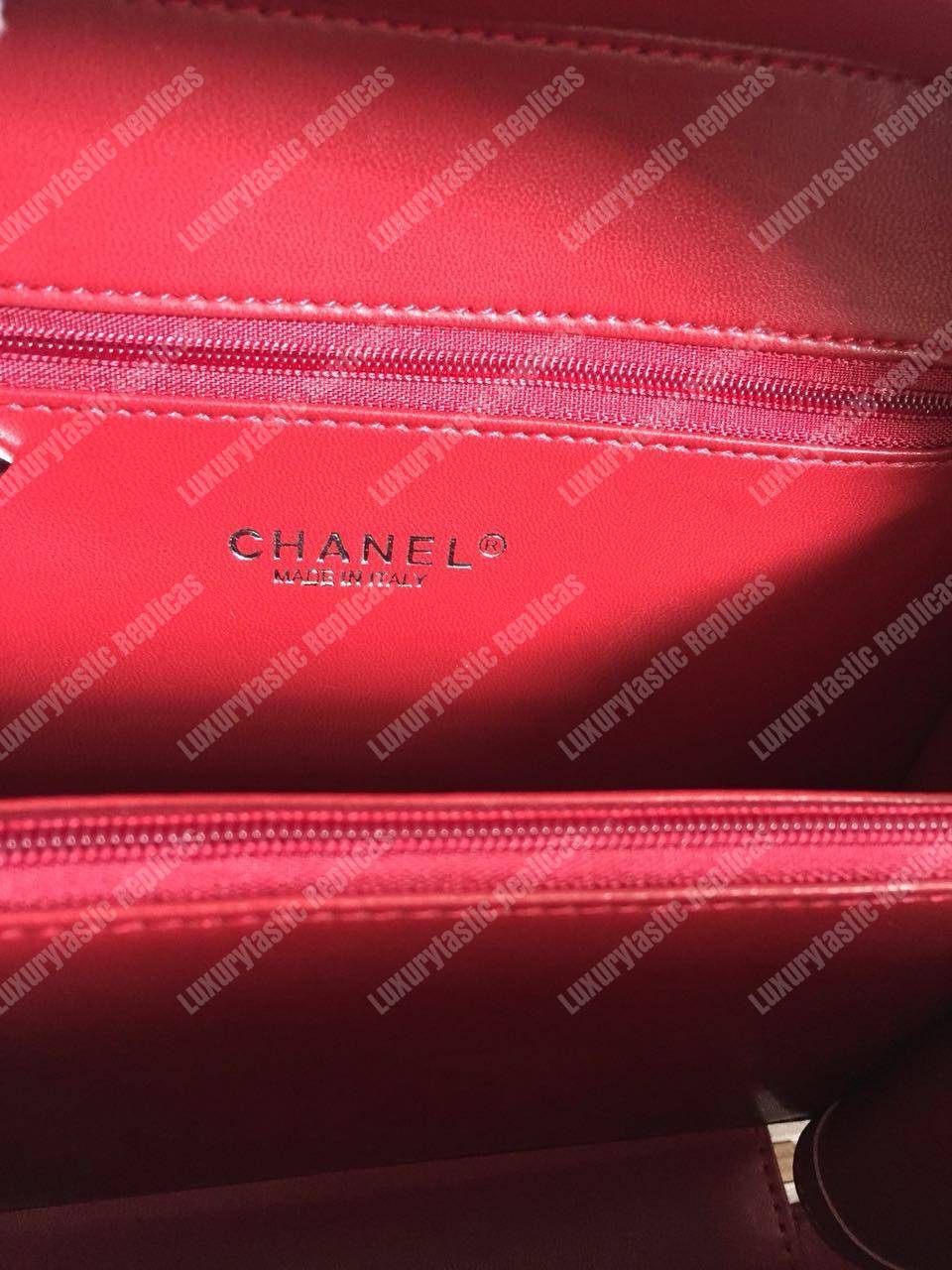 Ch*el medium vanity case white