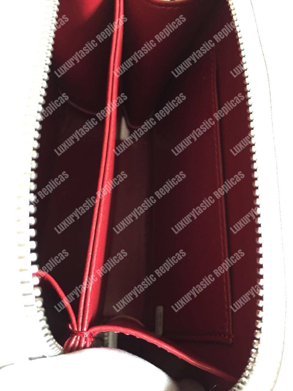 Ch*el small vanity case white