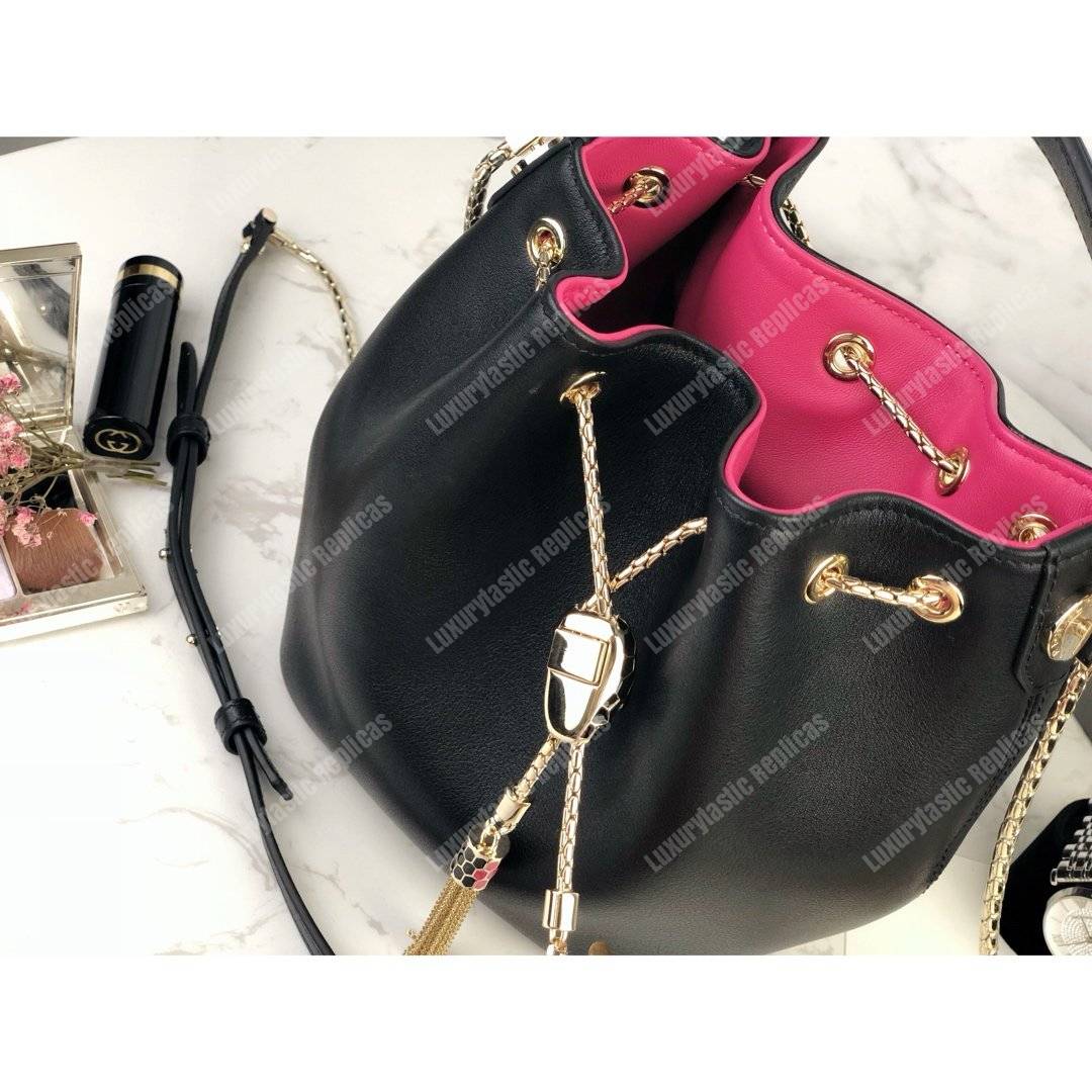BVL Serpenti Forever Bucket Black