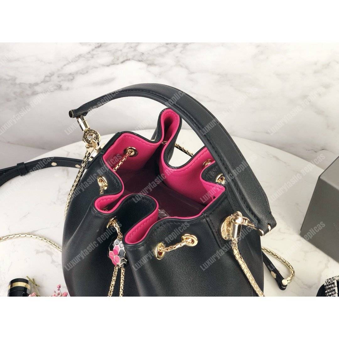 BVL Serpenti Forever Bucket Black