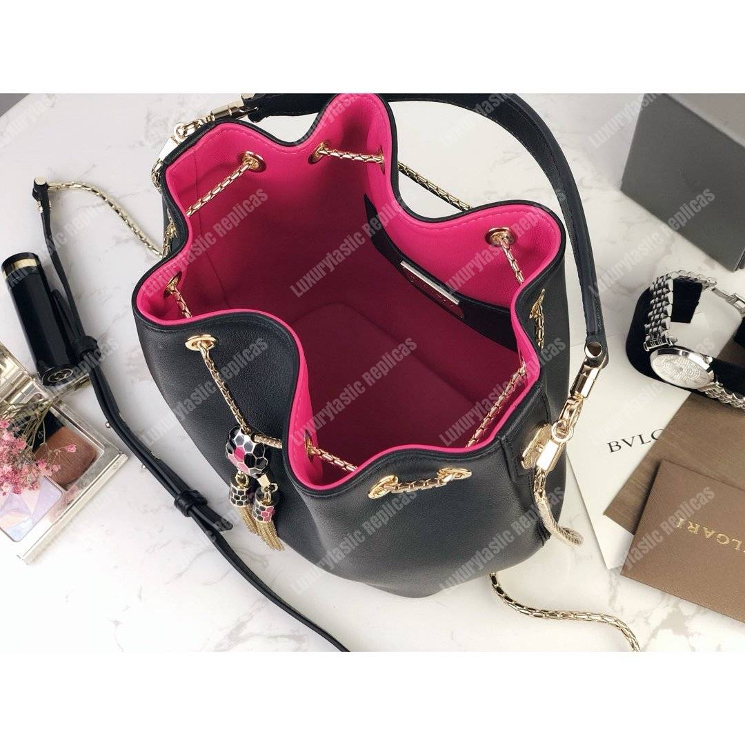 BVL Serpenti Forever Bucket Black
