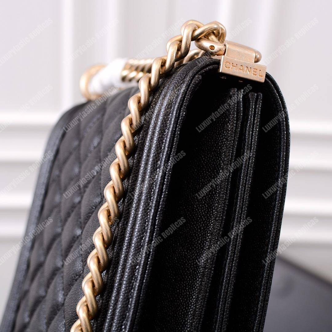 Ch*el boy handbag black