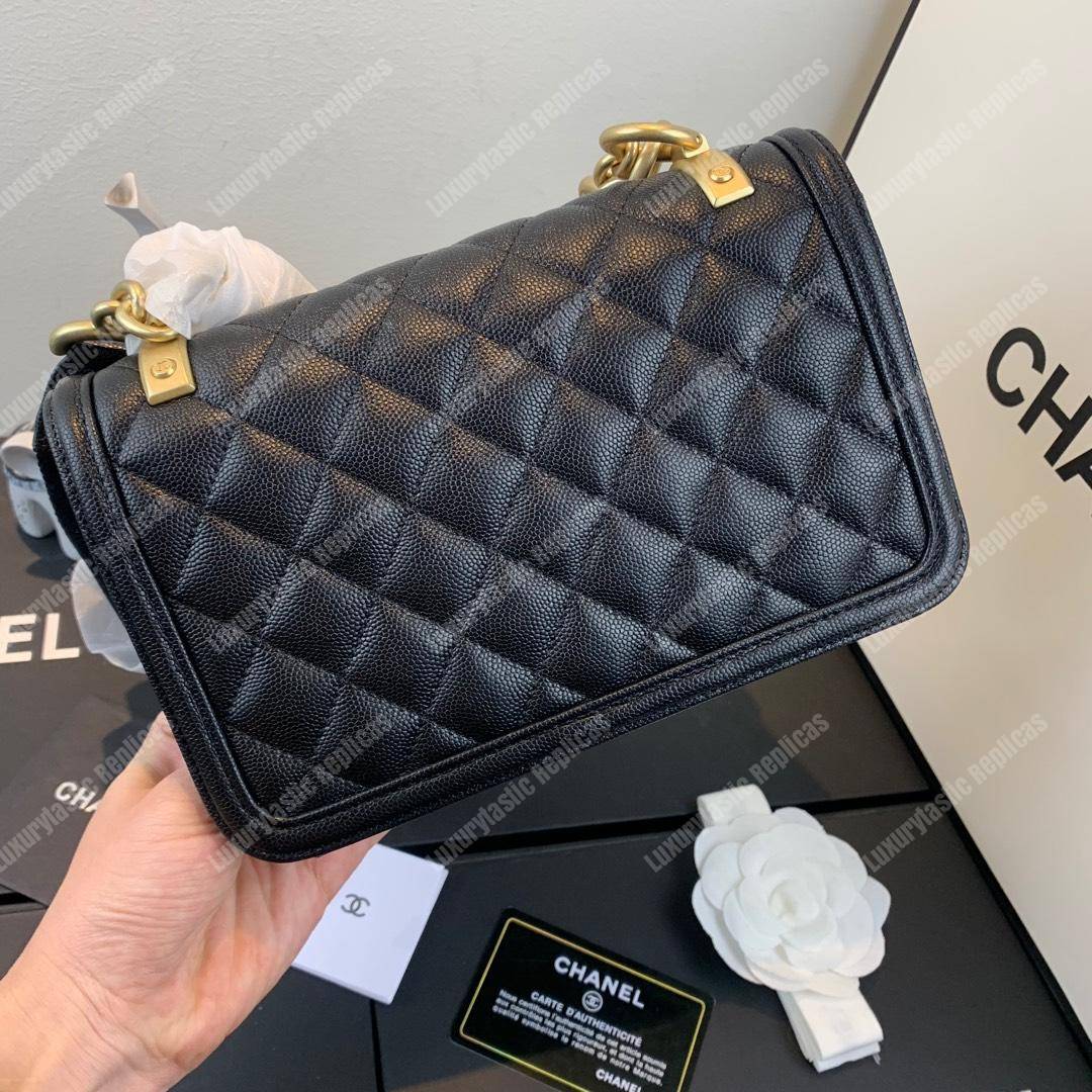 Ch*el flap bag black