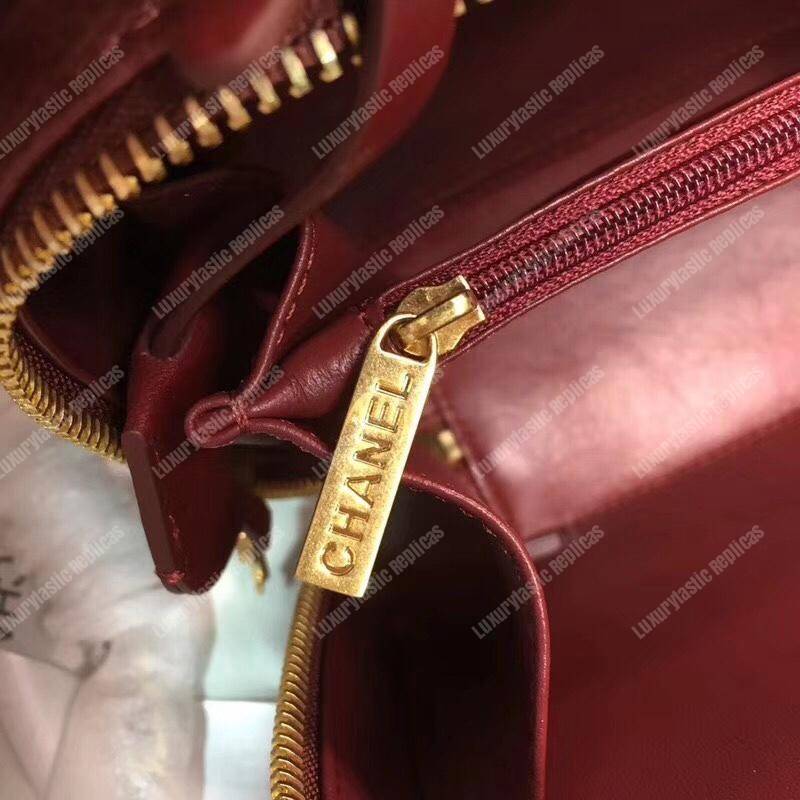 Ch*el small vanity case red