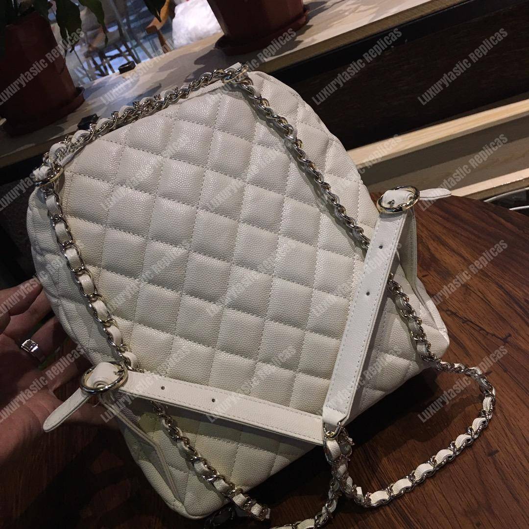 Ch*el backpack white