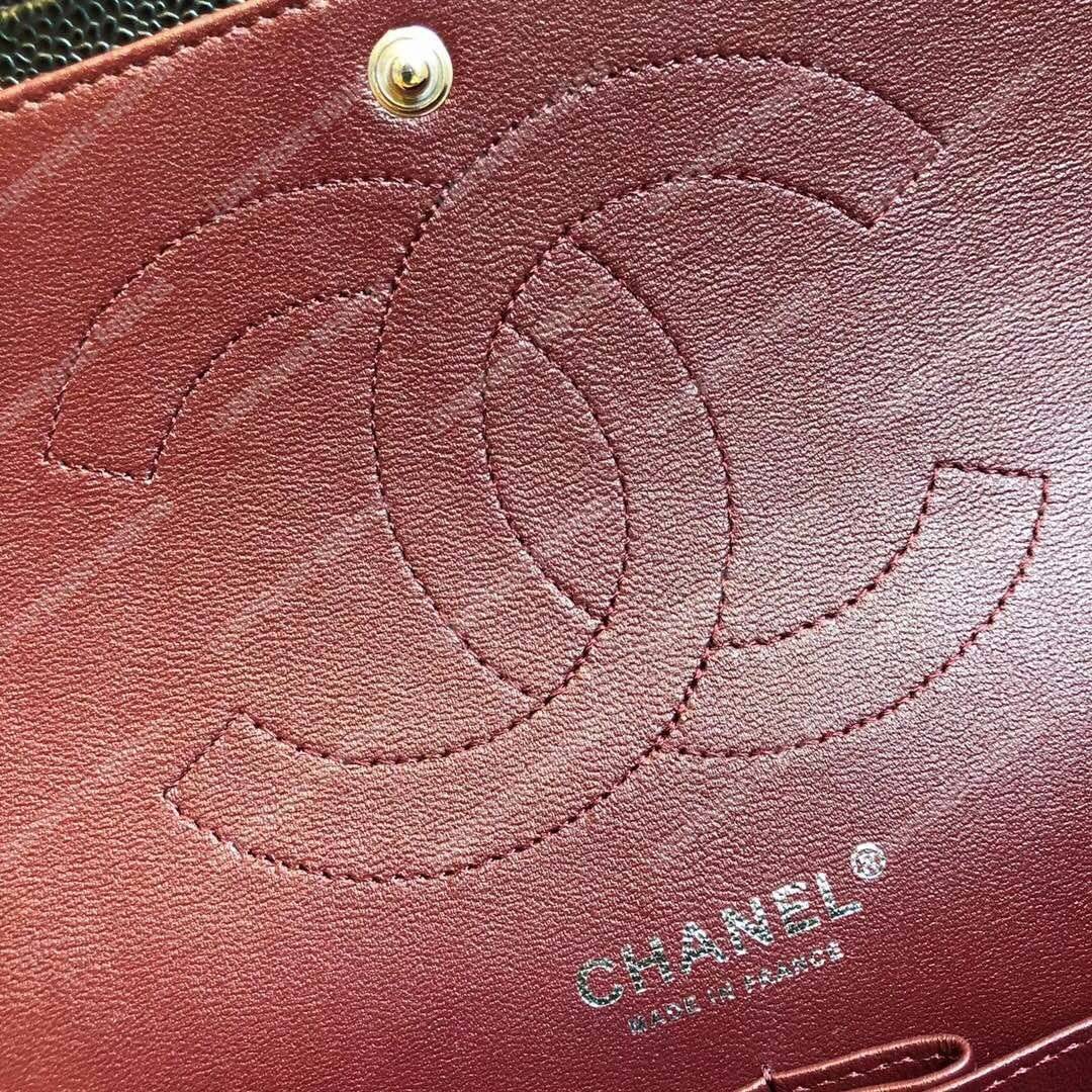 Ch*el large classic handbag black