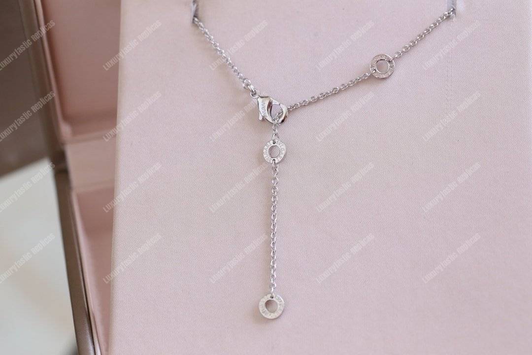 B*l*ai B*l*ai diamond necklace rose gold