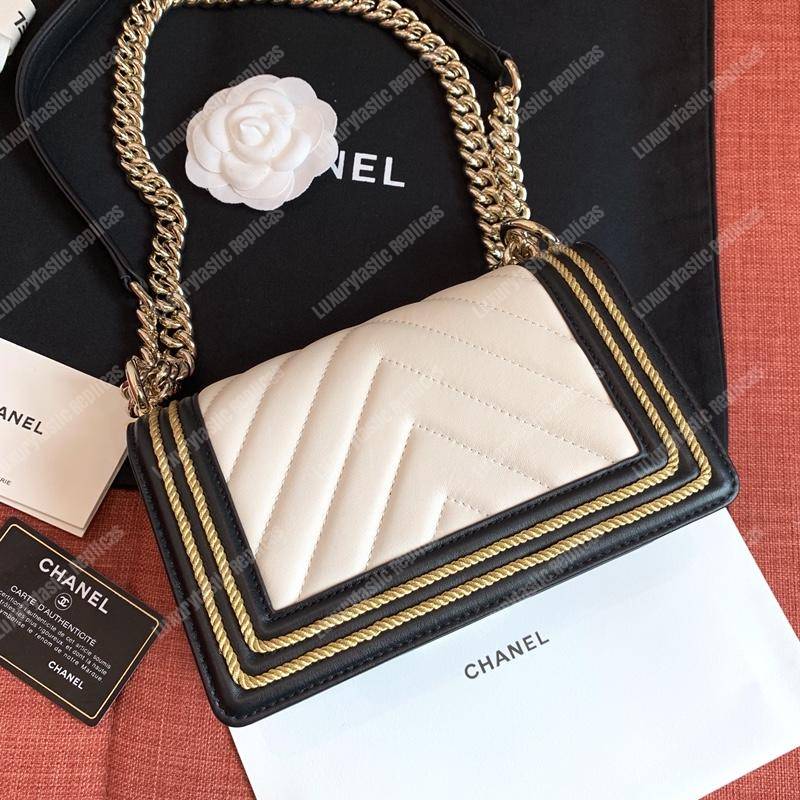 Ch*el small boy handbag white