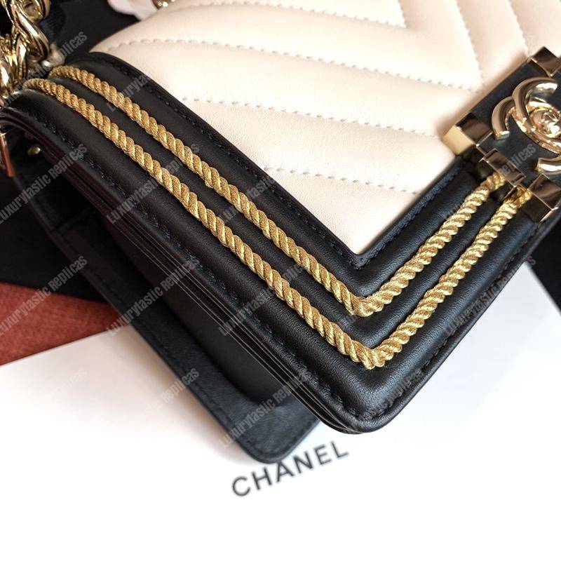 Ch*el small boy handbag white