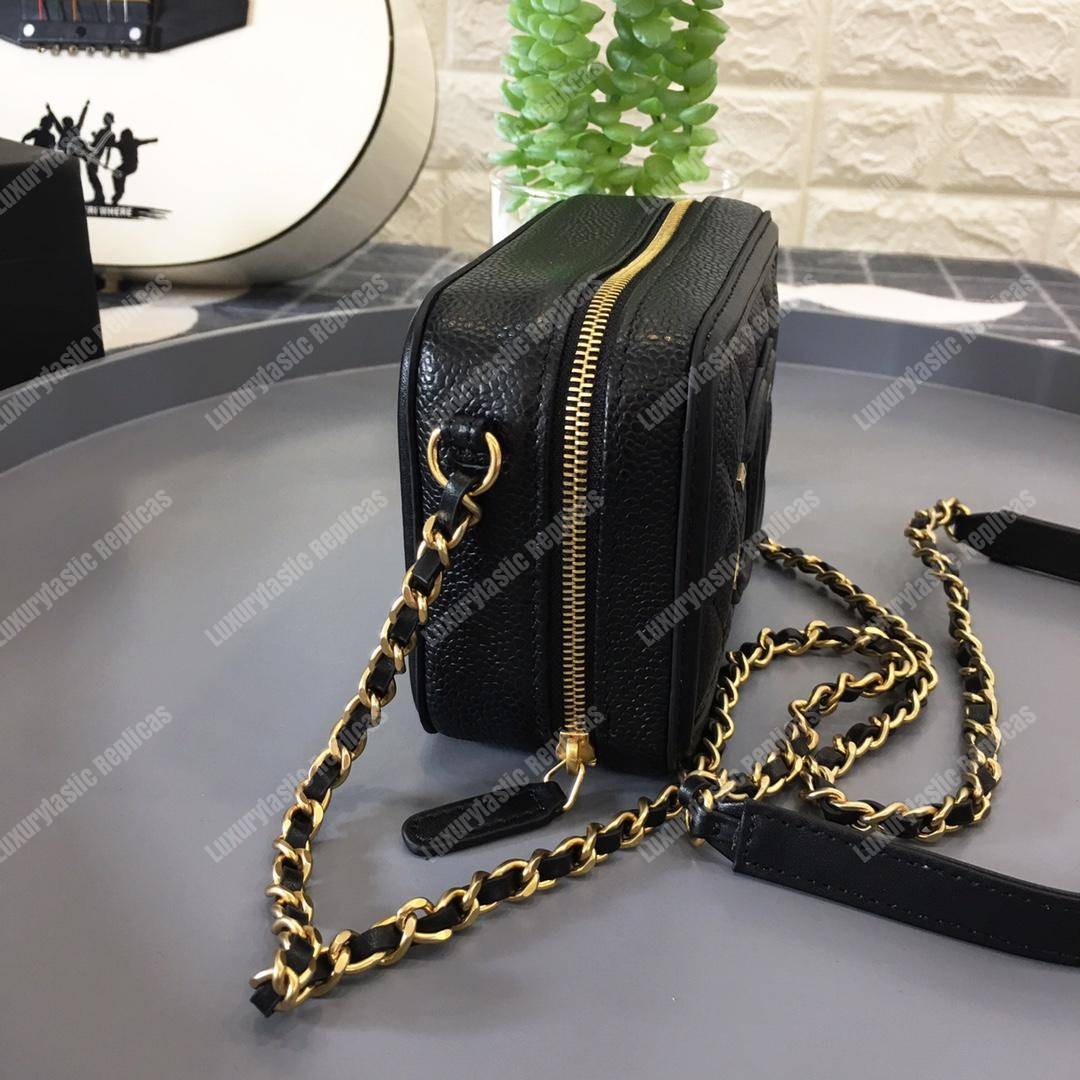 Ch*el small vanity case black