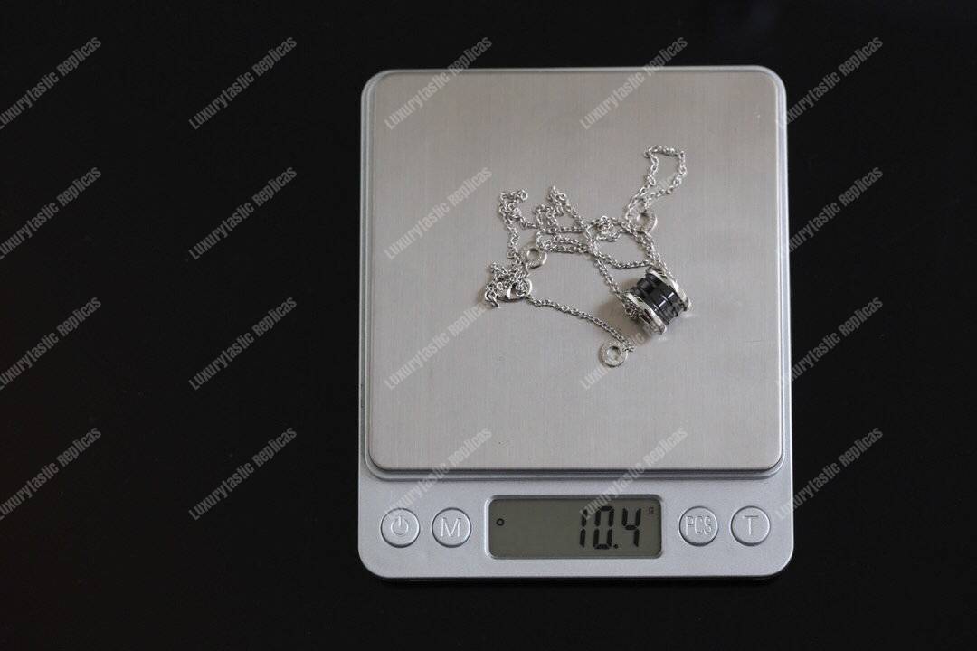 B*l*ai b.zero1 necklace with small round black ceramic pendant