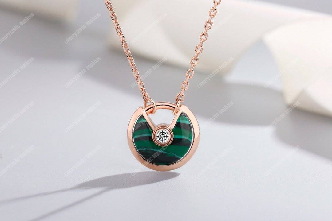 Cartier Amulette De Necklace Rose Gold