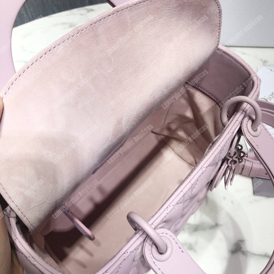 lady D*or ultra-matte medium bag pink