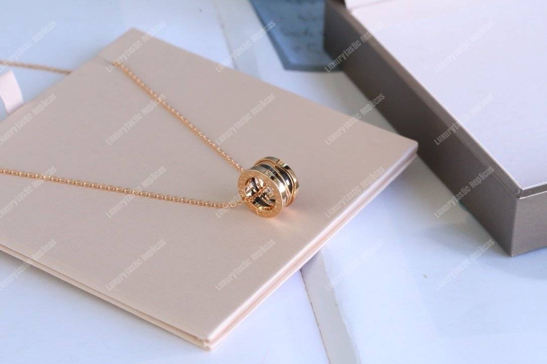 B*l*ai b.zero1 necklace rose gold