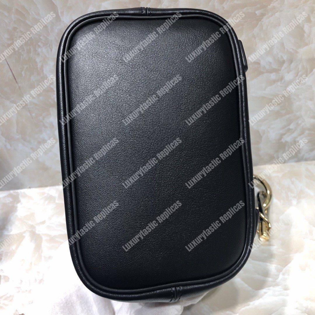 Chloe Mini Faye Backpack In Smooth And Suede Calfskin Black