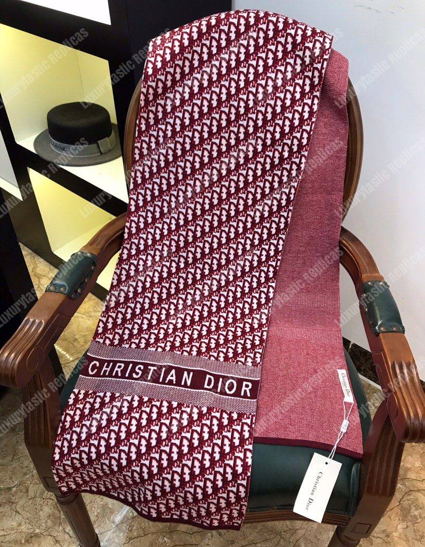CD Burgundy Oblique Stole