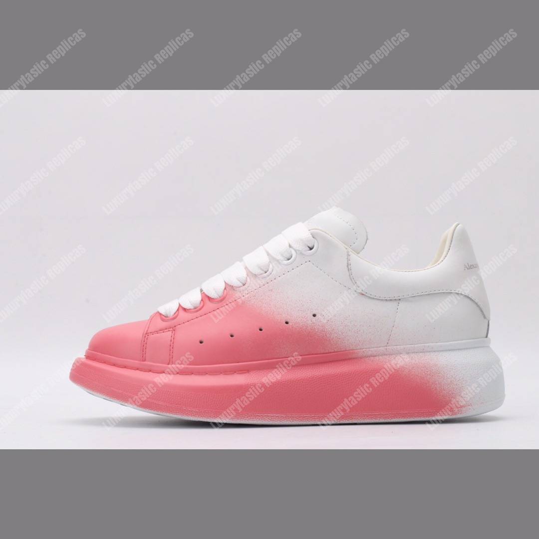 Alexander McQueen Oversized Sneaker Pink Spray