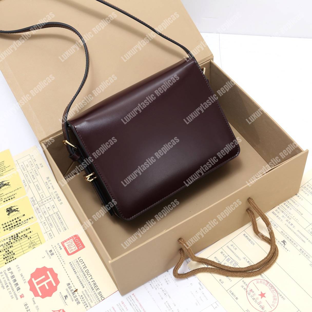 B**rry small two-tone leather grace bag brown