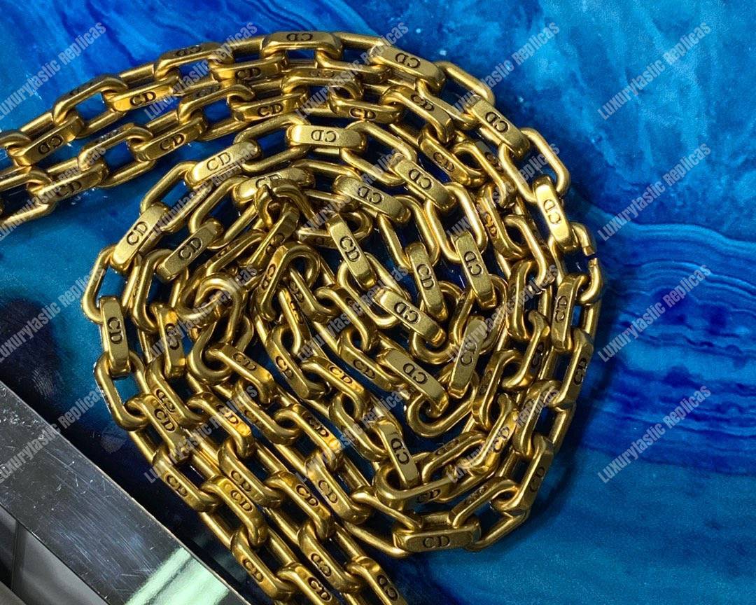 D*or lambskin D*oraddict flap bag blue