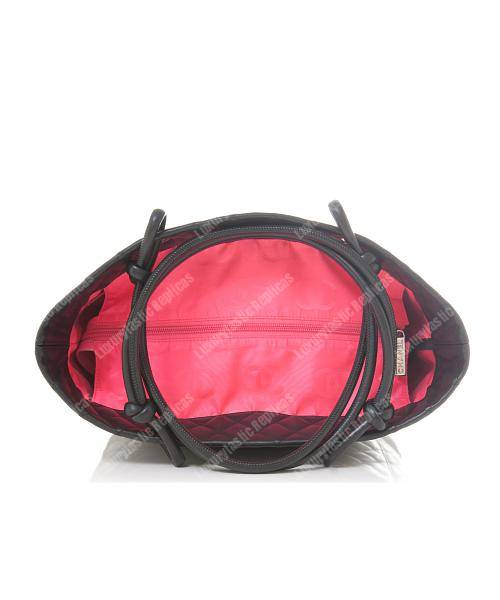 Ch*el cambon signature large cc logo calfskin black leather shoulder bag