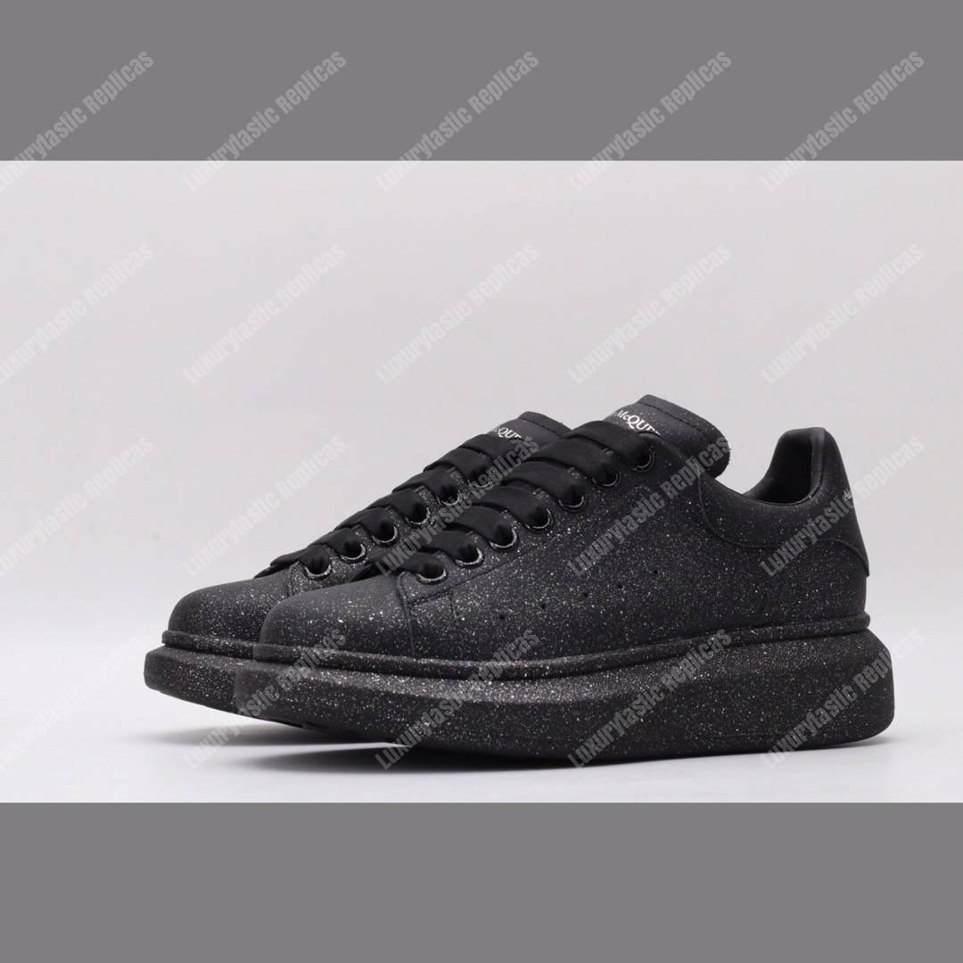 Alexander McQueen Oversized Sneaker Glittered Black