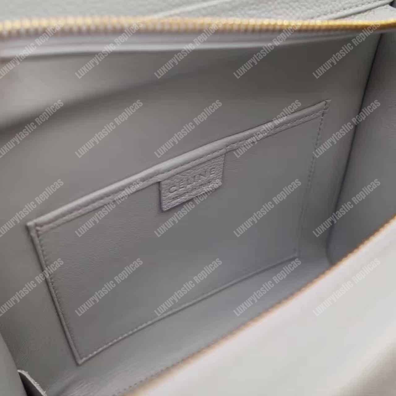 Ce**e nano luggage tote maroon light gray