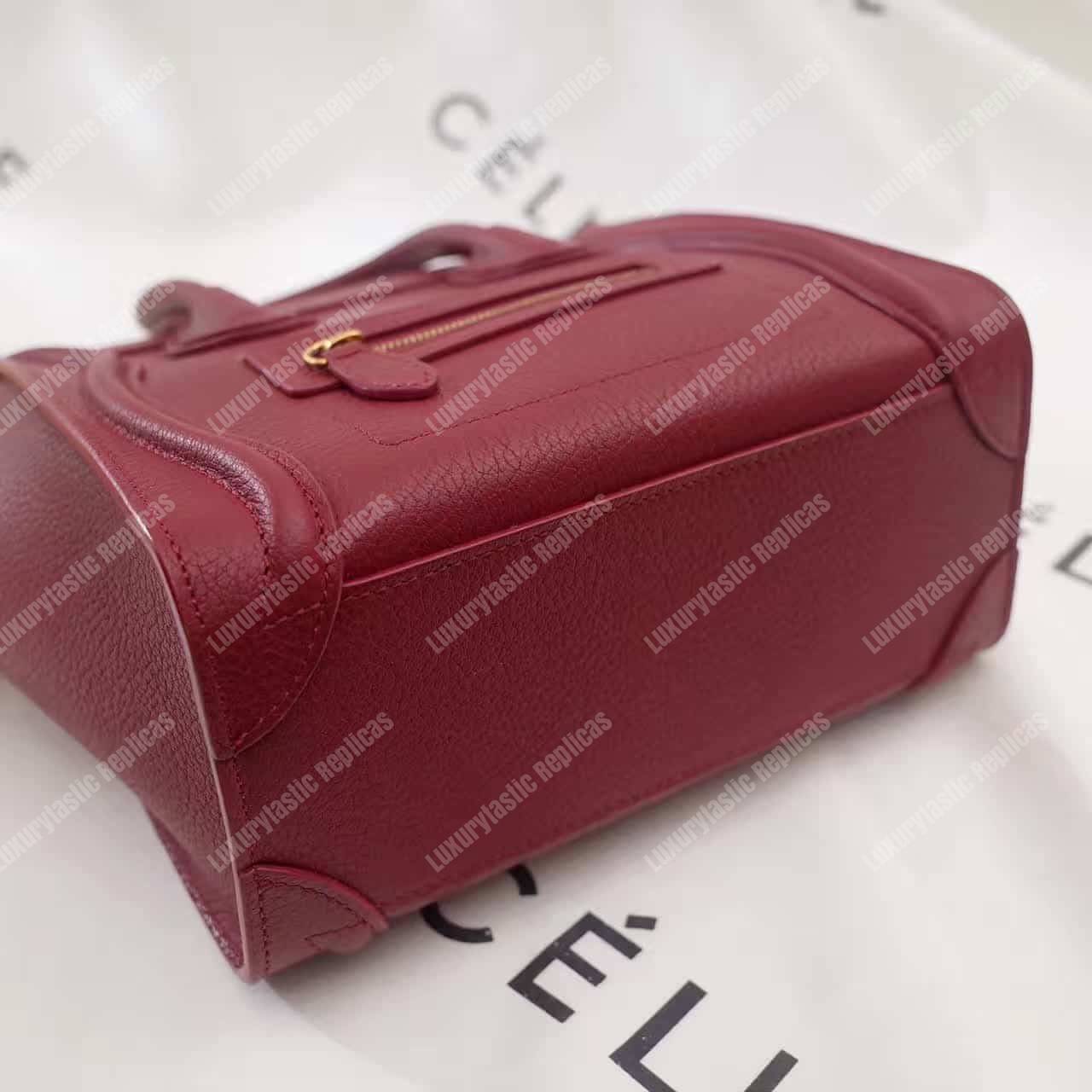 Ce**e nano luggage tote maroon