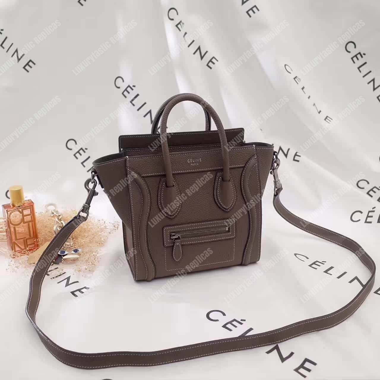 Ce**e nano luggage tote saddle brown