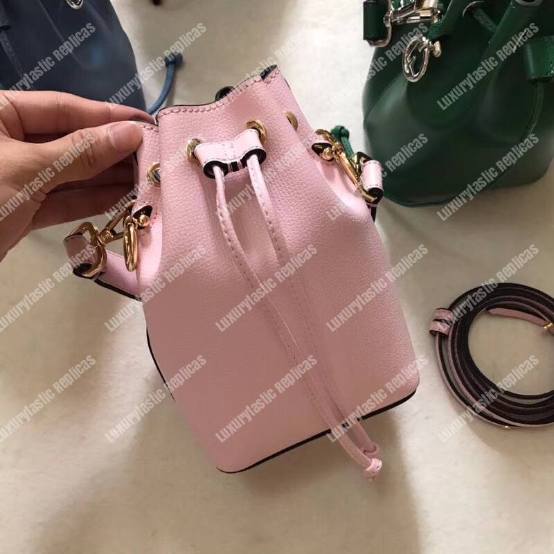 F**di mon tresor pink leather mini bag