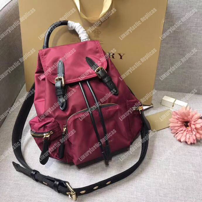 B**rry the small rucksack in maroon