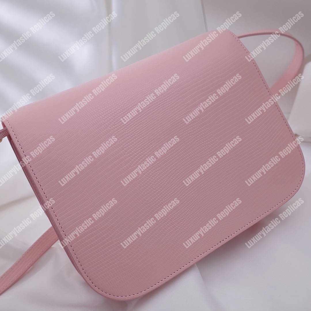Ce**e medium classic bag in box calfskin antique rose