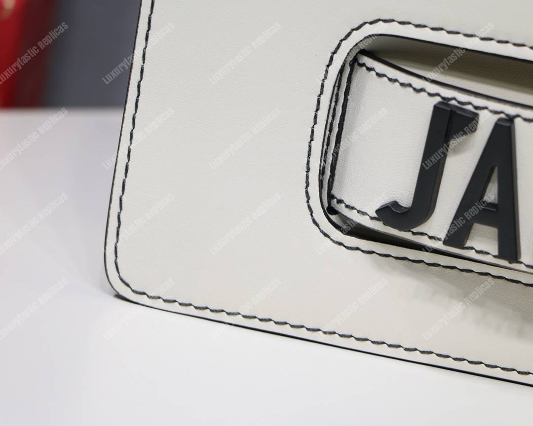 j’aD*or off-white matte calfskin ultra black flap bag