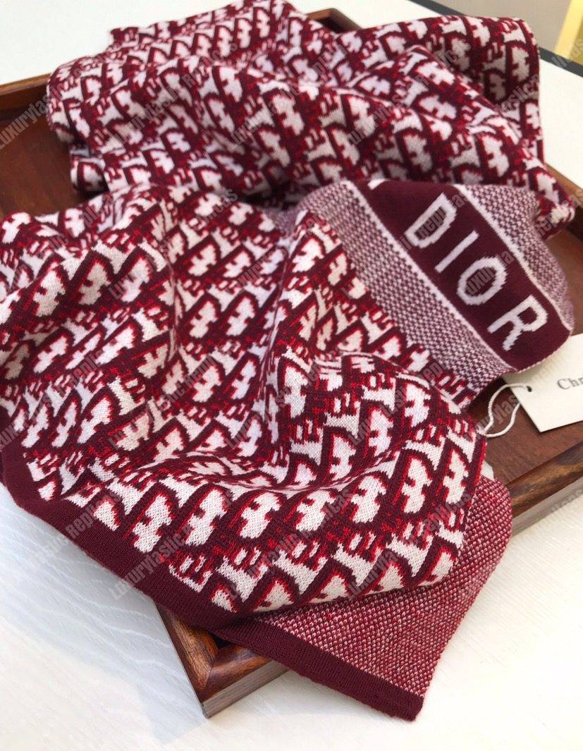CD Burgundy Oblique Stole