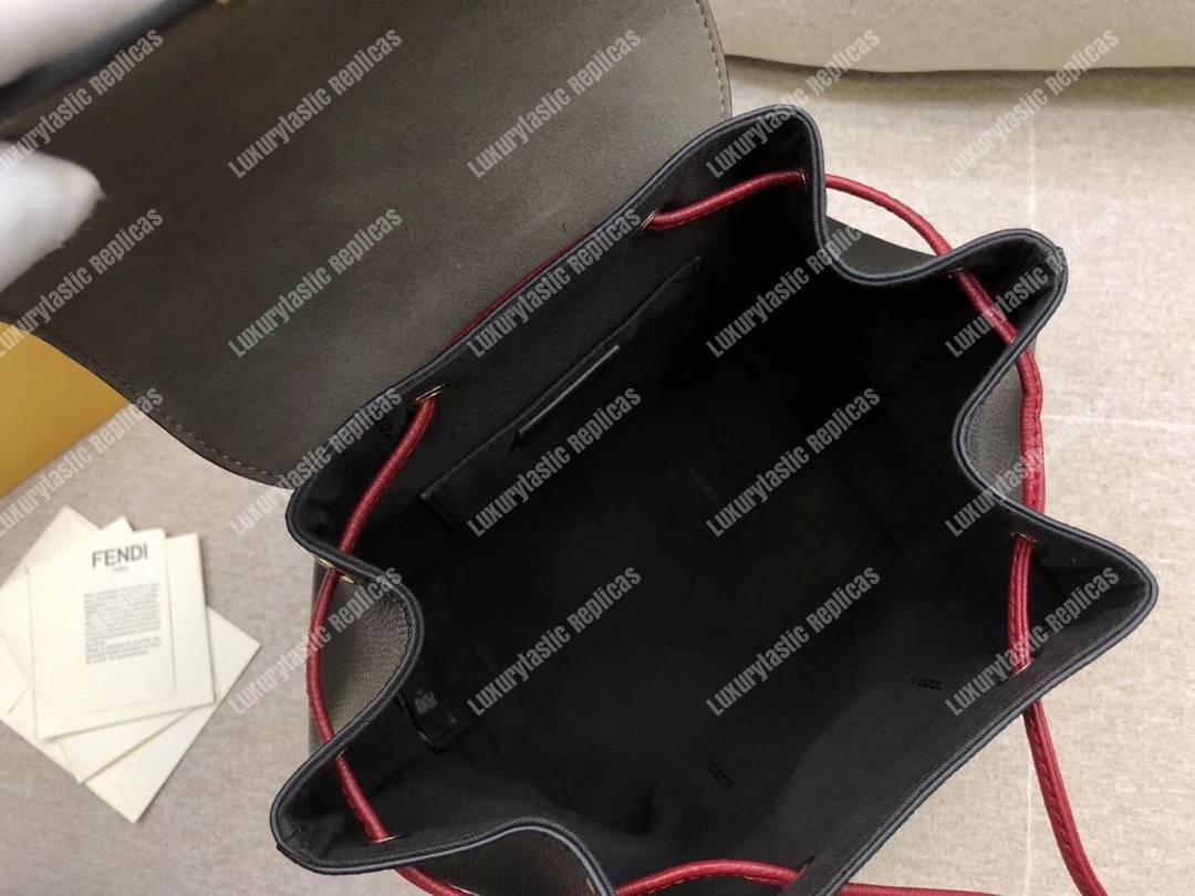 F**di multicolour leather backpack