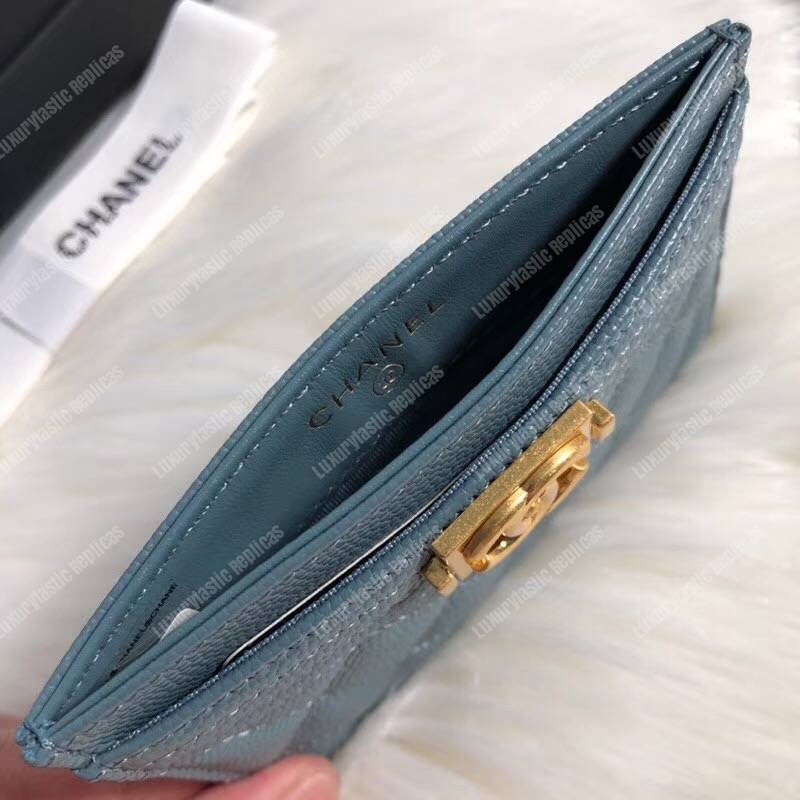 Ch*el boy card holder blue